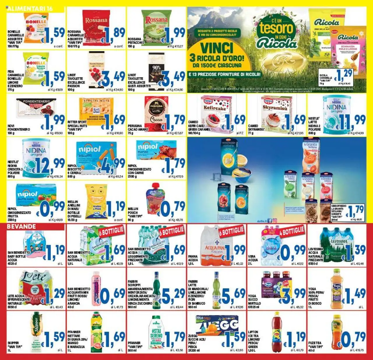 Volantino DEM del 13.06.2025 | Pagina: 16 | Prodotti: Biscotti, Latte, Limone, Pesca