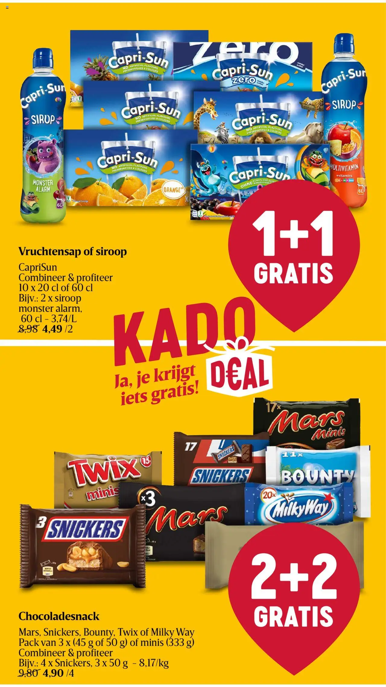  | Pagina: 5 | Producten: Monster, Mars, Twix, Snickers