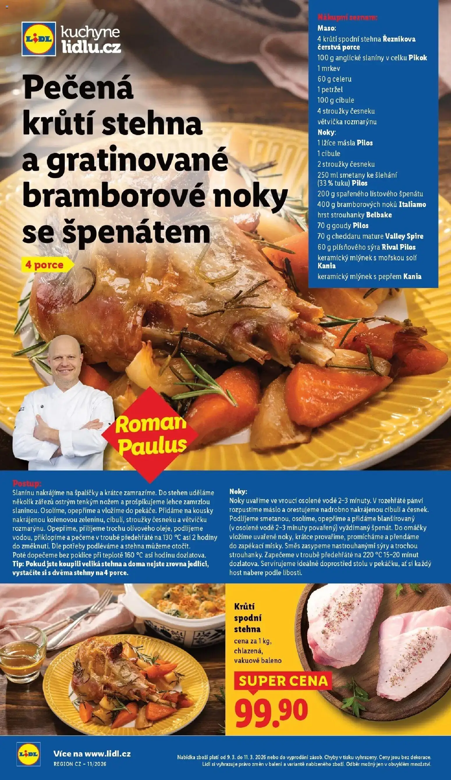 Lidl aktuální leták od 09.03.2026 | Strana: 29 | Produkty: Hodiny, Lžíce, Poklice, Bramborové noky