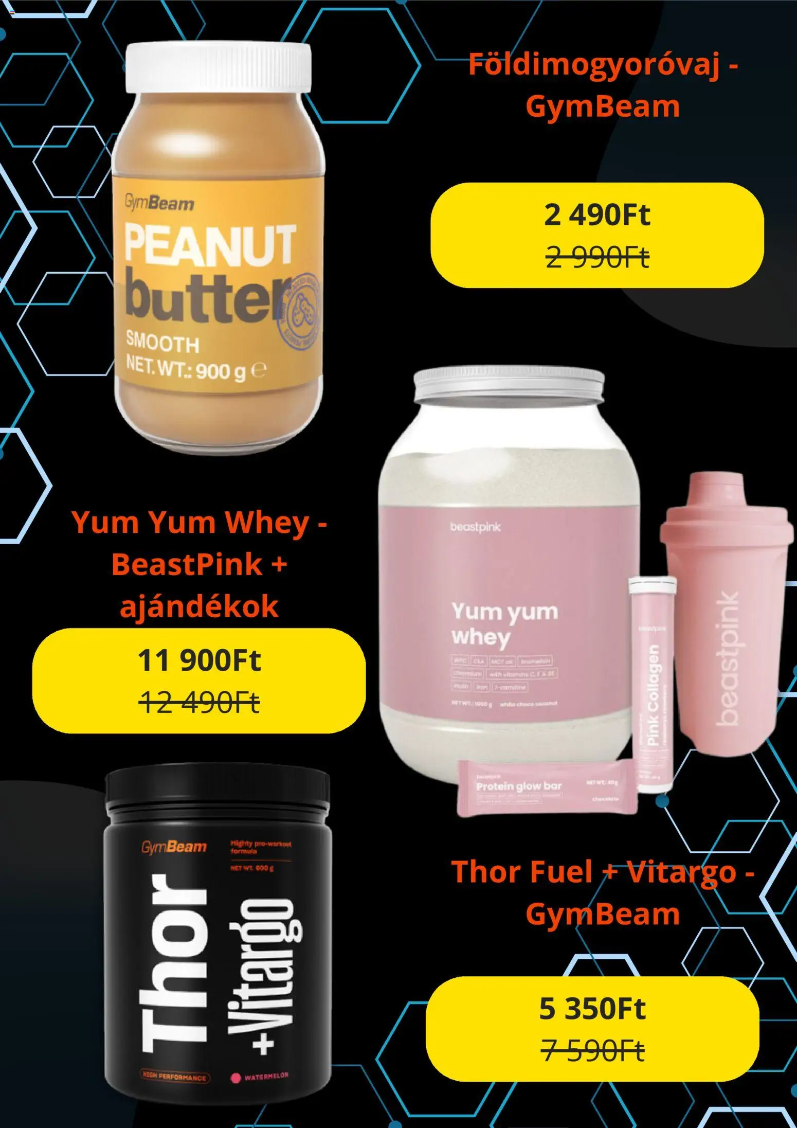 GymBeam akciós ujság - amely érvényes a következő dátumtól: 17.11.2025 | Oldal: 4 | Termékek: Protein