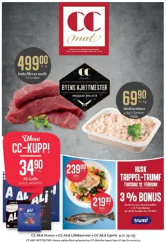 Forhåndsvisning av CC Mat kundeavis gyldig fra 09.02.2026