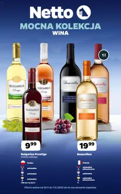 Pogląd oferty "Netto gazetka - Wina" - ważna od 24.11.2025