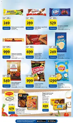 Tesco akciós ujság - amely érvényes a következő dátumtól: 07.08.2025 | Oldal: 21 | Termékek: Maggi, Csokoládé, Jalapeno, Földimogyoró