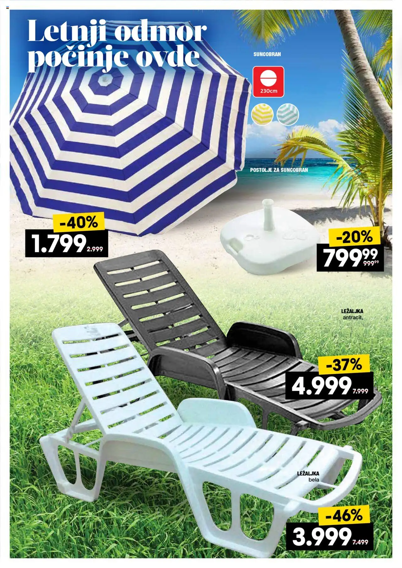 Roda katalog - važi od 05.06.2025 | Strana: 24 | Proizvode: Ležaljka, Suncobran