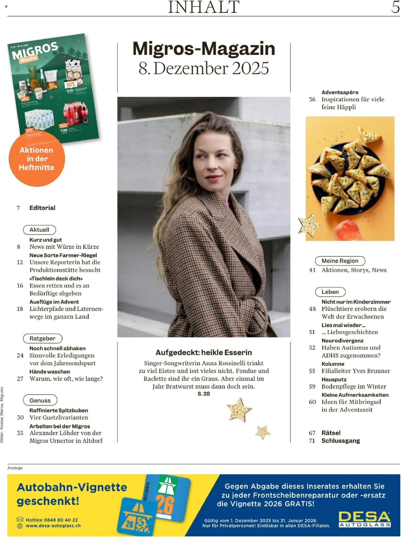 Migros - Magazin – gültig ab 09.12.2025 | Seite: 5 | Produkte: Raclette, Fondue, Bilder