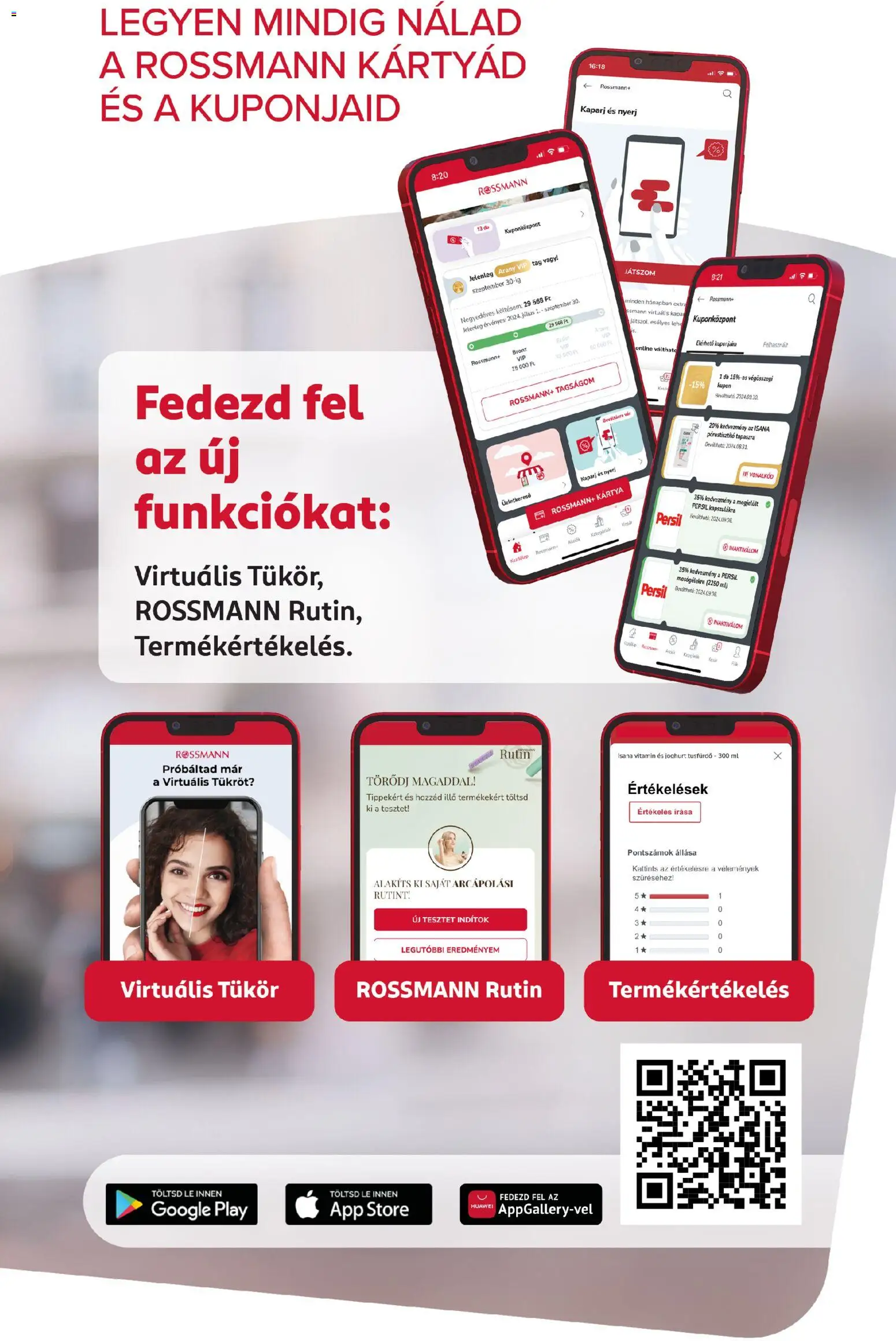 Rossmann akciós ujság - amely érvényes a következő dátumtól: 13.04.2026 | Oldal: 9 | Termékek: Persil, Tükör, Joghurt, Tusfürdő