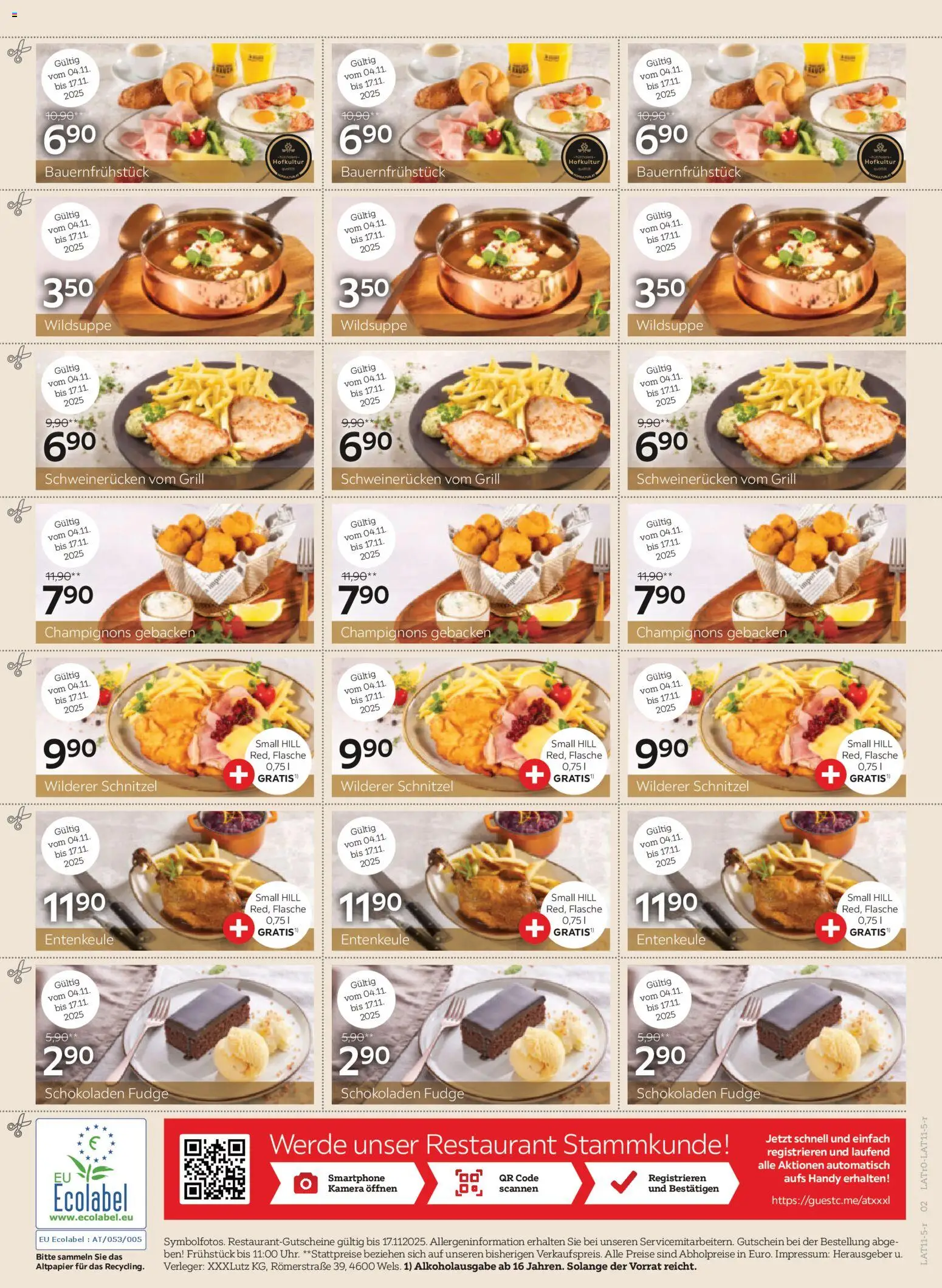 XXXLutz Restaurant - Joker gültig ab 04.11.2025 | Seite: 2 | Produkte: Smartphone, Kamera, Grill