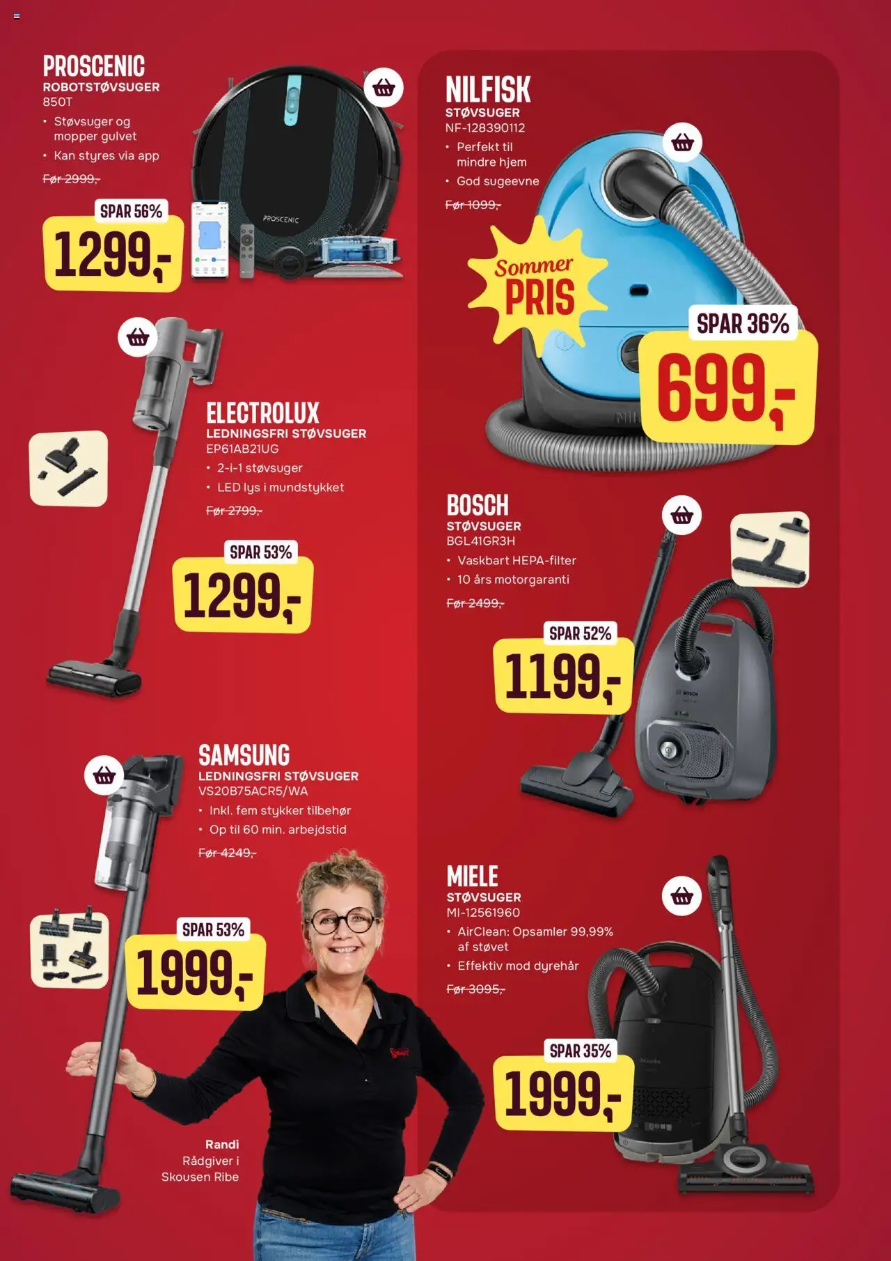 Skousen Tilbudsavis gyldig fra 30.06.2025 | Side: 7 | Produkter: Robotstøvsuger, Støvsuger