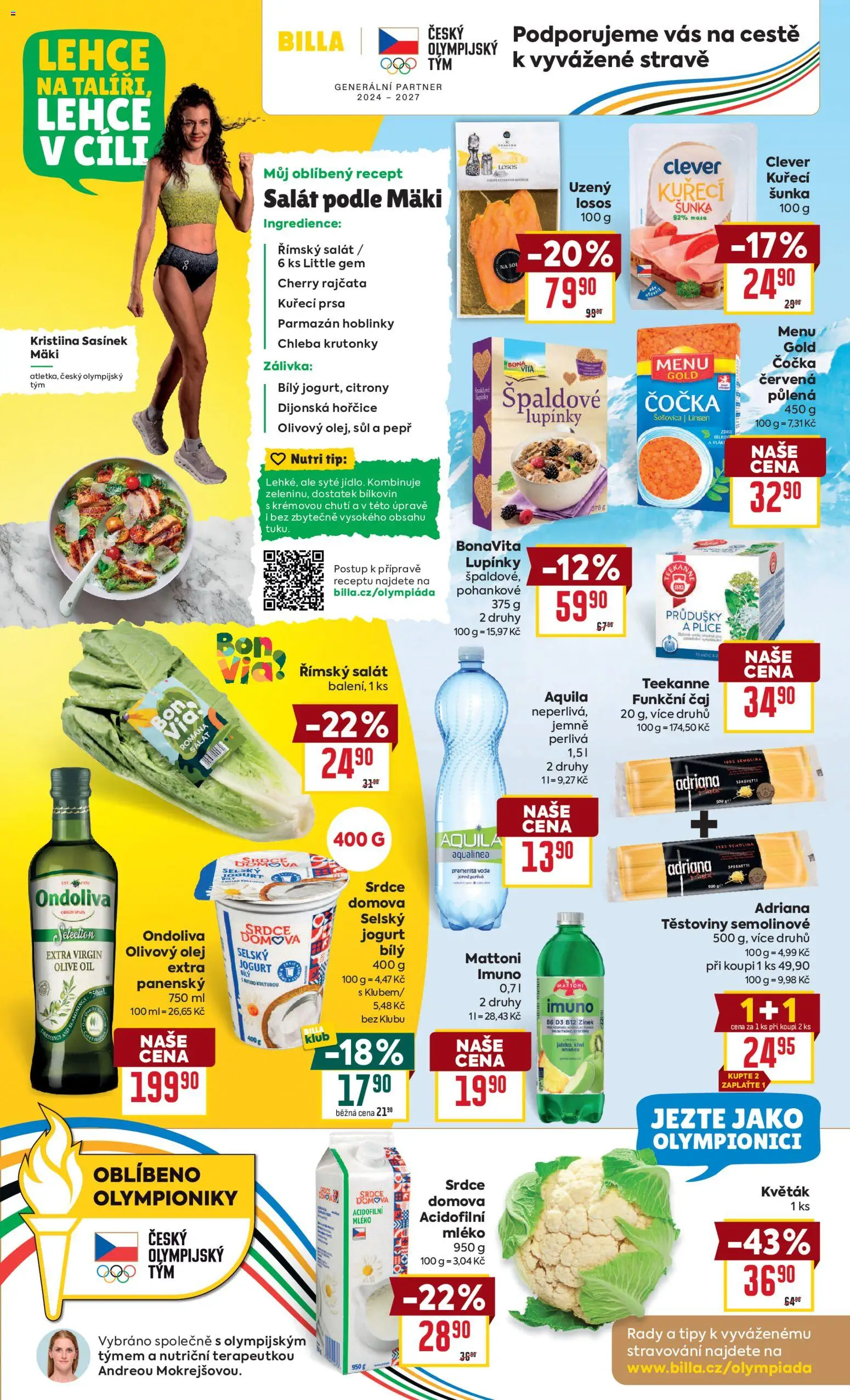 Billa Velký leták od 04.03.2026 | Strana: 3 | Produkty: Olivový olej, Voda, Mléko, Parmazán