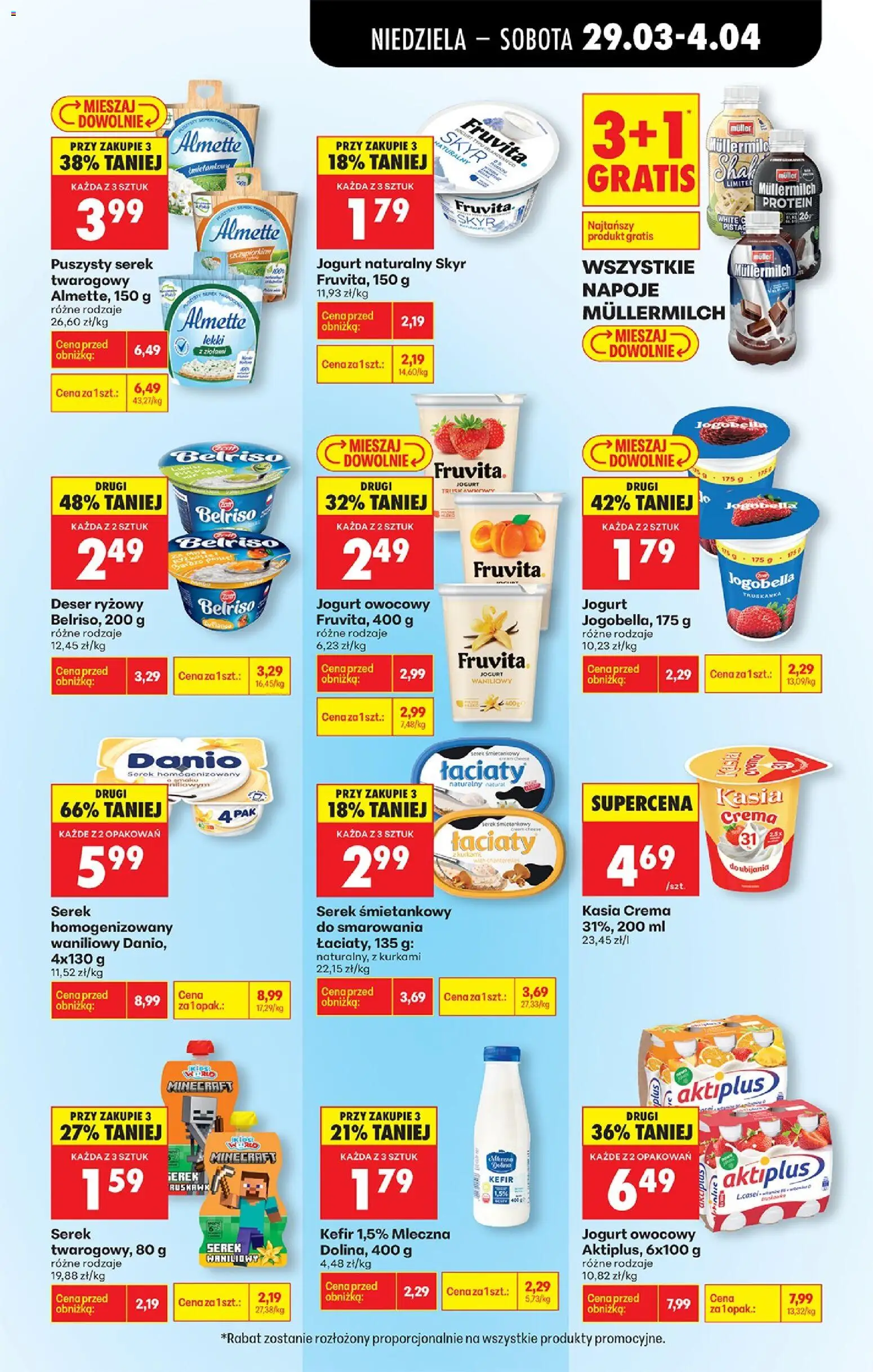 Biedronka Polsko leták od 29.03.2026 | Strana: 49 | Produkty: Jogurt, Skyr, Crema, Jogobella