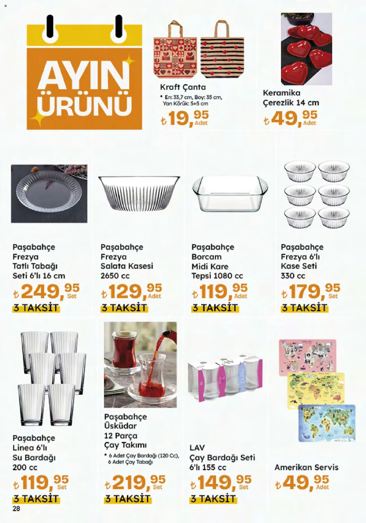 Migros Katalog - Migroskop - 12.02.2026 tarihinden itibaren geçerlidir | Sayfa: 126 | Ürünler: Kaşe, Salata, Amerikan servis, Su bardağı