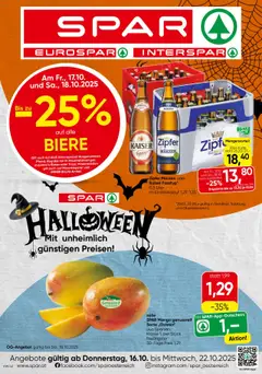 Spar Flugblatt - Salzburg ab 16.10.2025 gültig