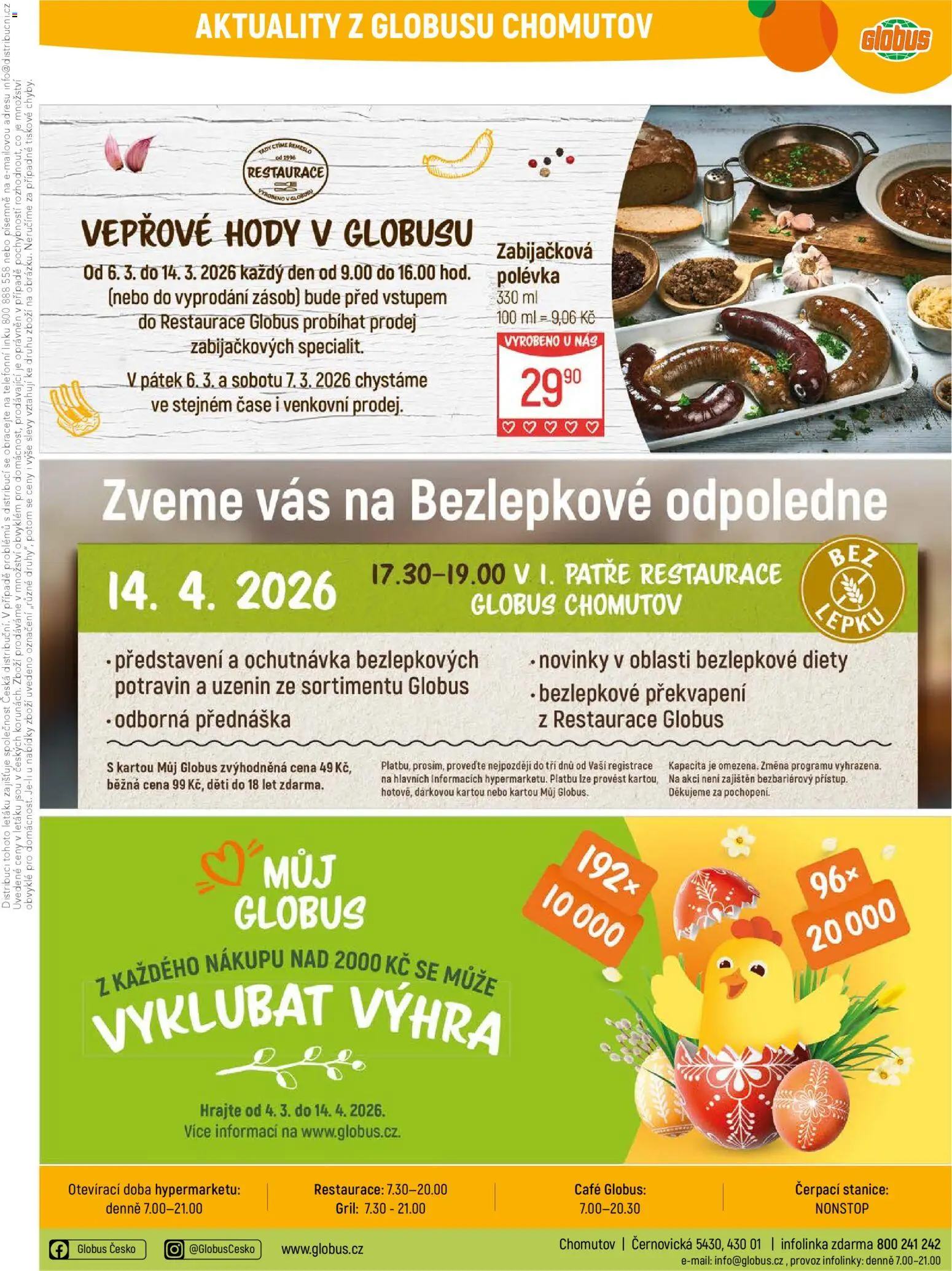 Globus leták - Chomutov od 04.03.2026 | Strana: 29 | Produkty: Globus, Gril