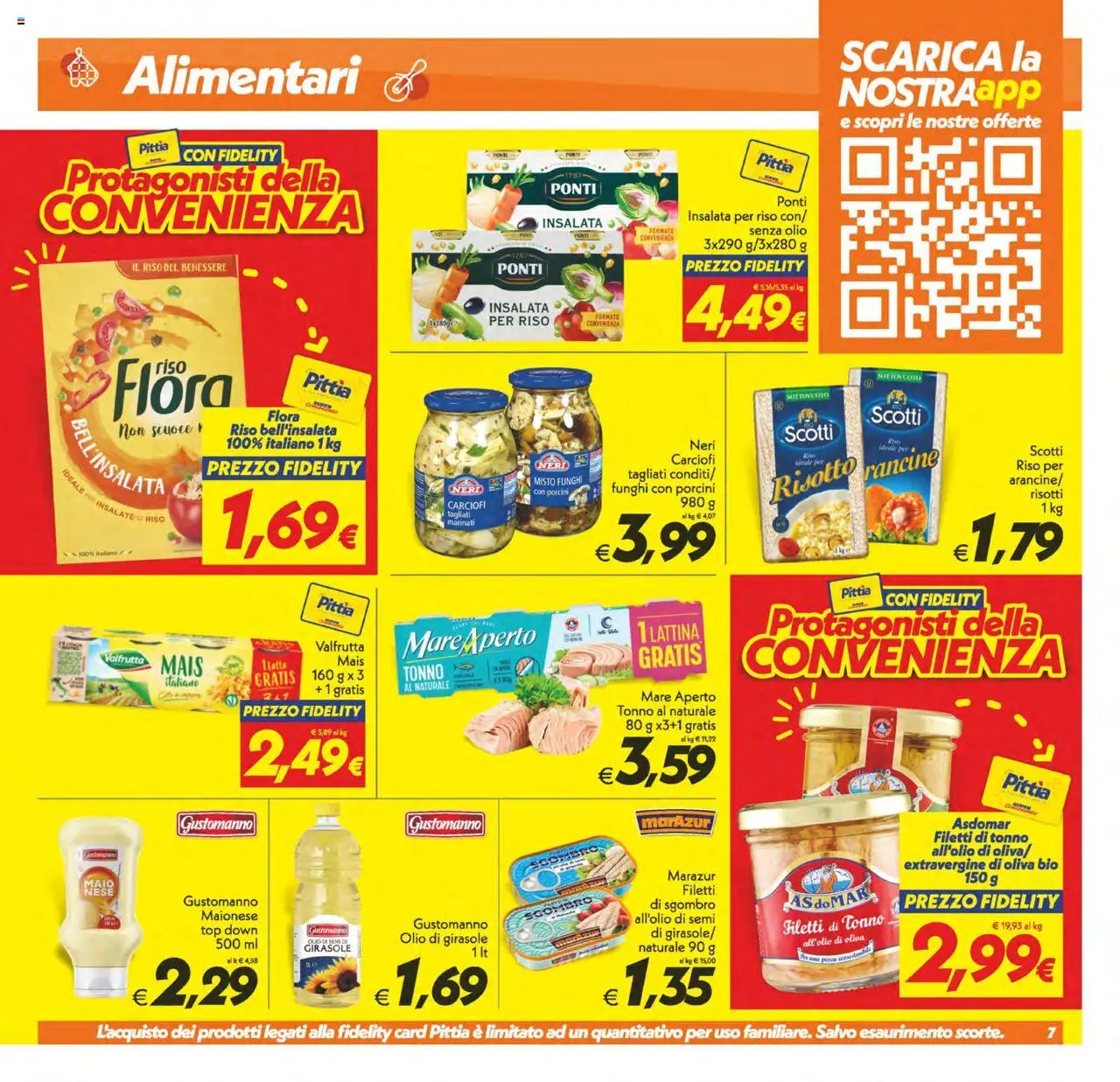Volantino SuperConveniente del 22.08.2025 | Pagina: 7 | Prodotti: Insalata, Maionese, Olio, Tonno