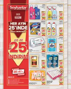 25.11.2025 tarihinden itibaren geçerli olan Seyhanlar Market kataloğu önizlemesi