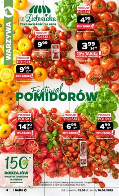 Netto gazetka - Spożywcza od 12.06.2025 | Strona: 4 | Produkty: Mięta, Bazylia, Mięta w doniczce, Warzywa