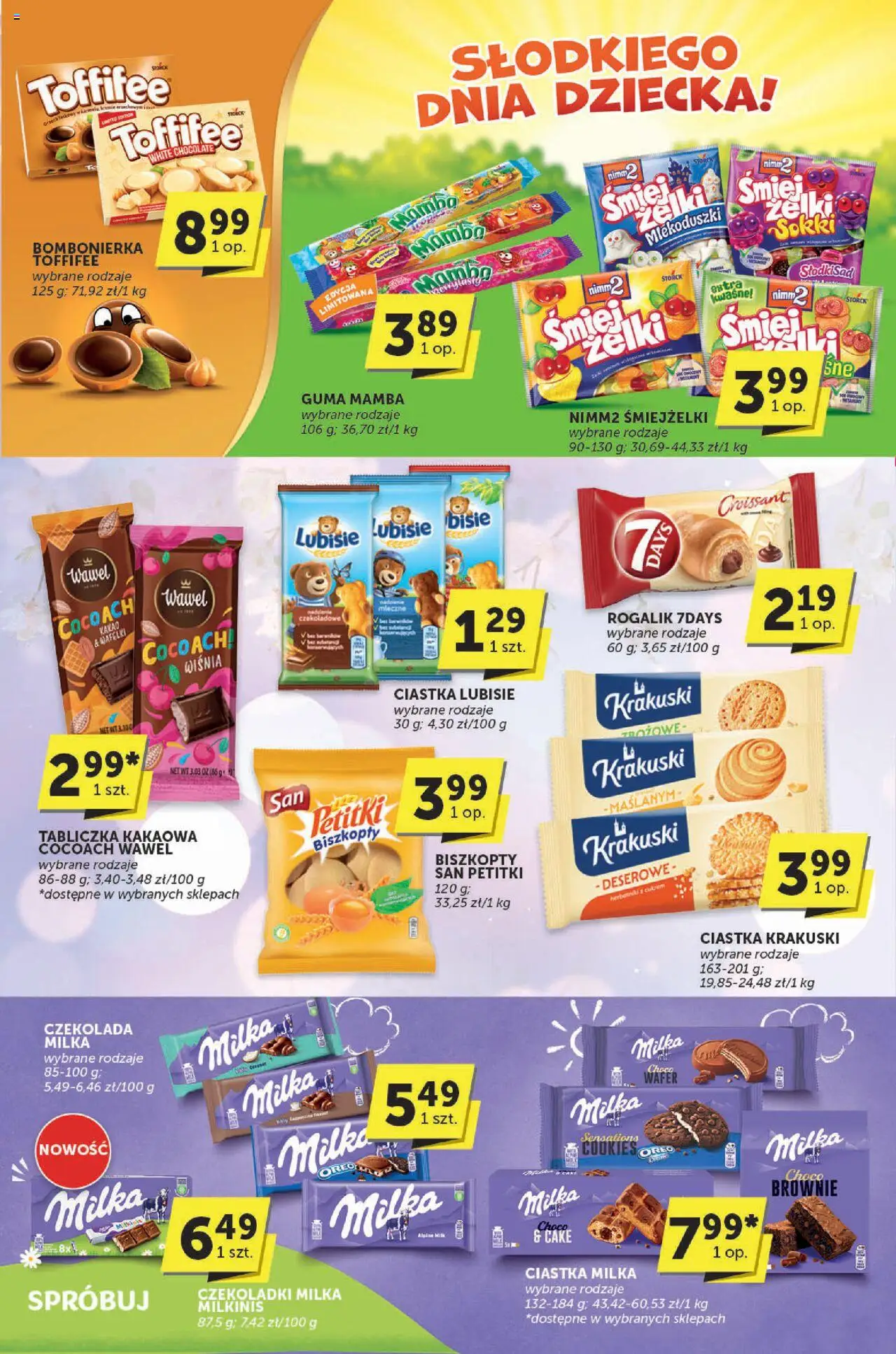 Euro Sklep Gazetka - Katalog od 29.05.2025 | Strona: 22 | Produkty: Czekoladki, Bombonierka, Czekolada milka, Toffifee