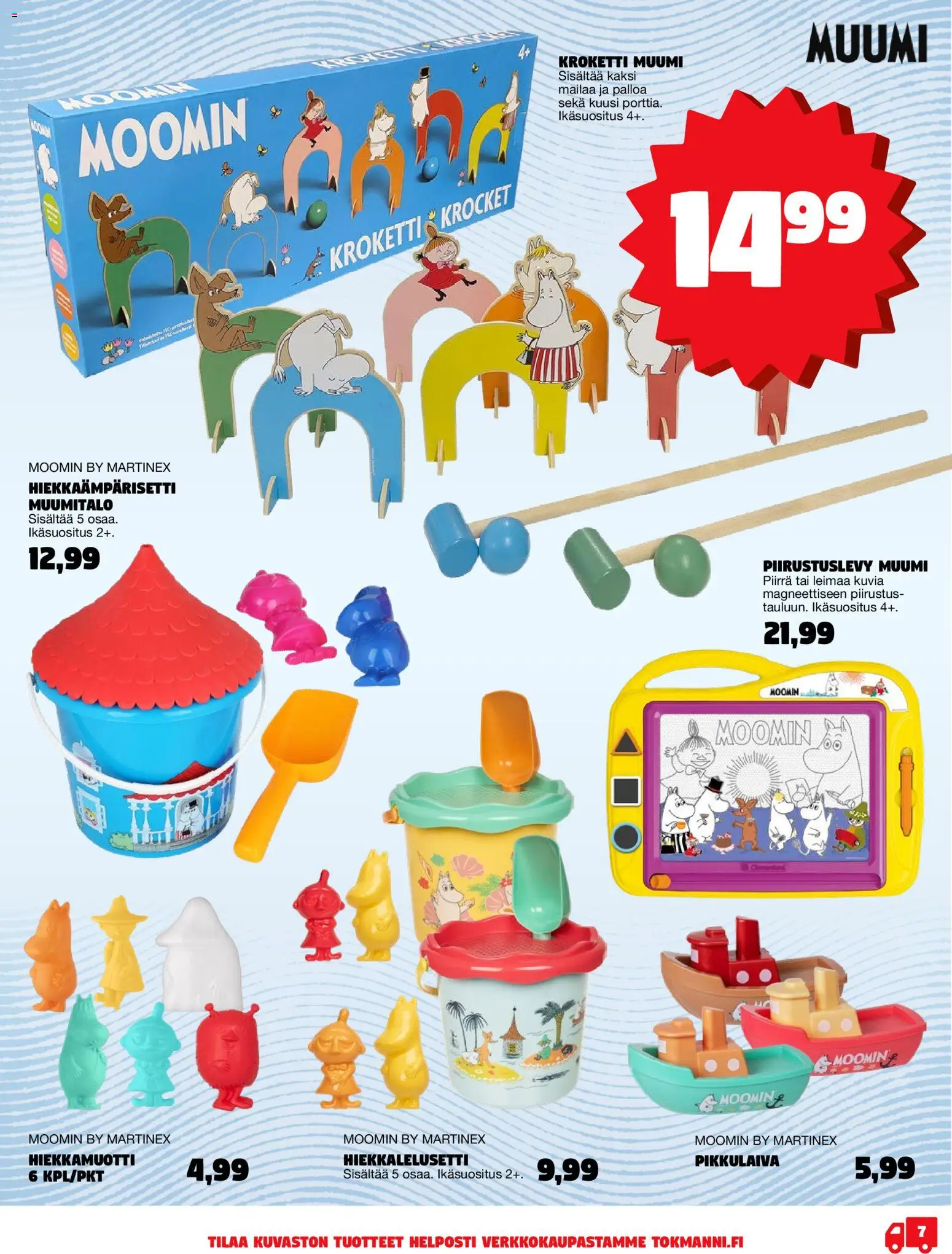 Tokmanni - Kesälelukuvasto 2026 – voimassa 27.04.2026 alkaen | Sivu: 7