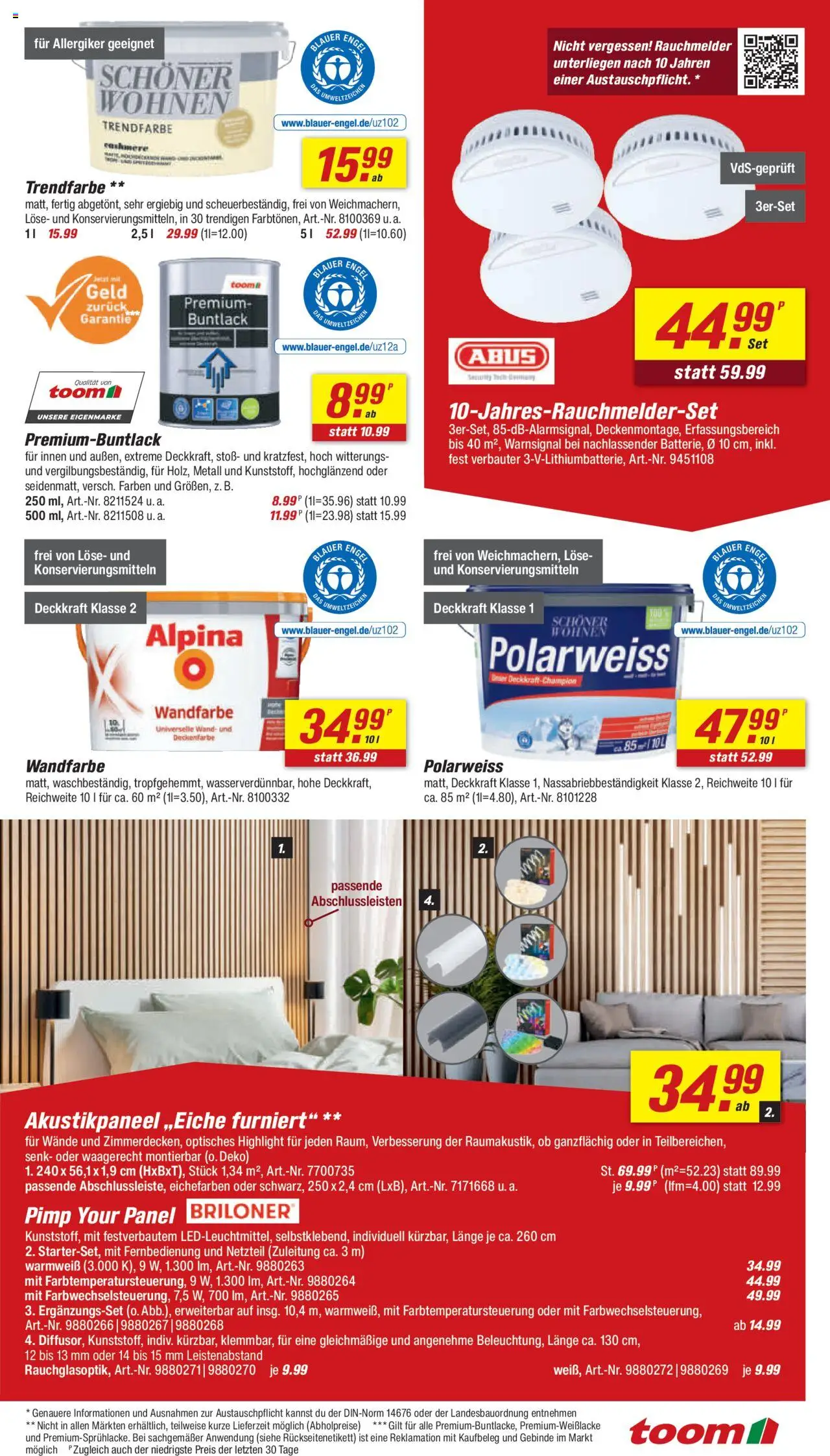 Toom Baumarkt  Prospekt - gültig ab dem 12.07.2025 | Seite: 13 | Produkte: Wandfarbe, Netzteil