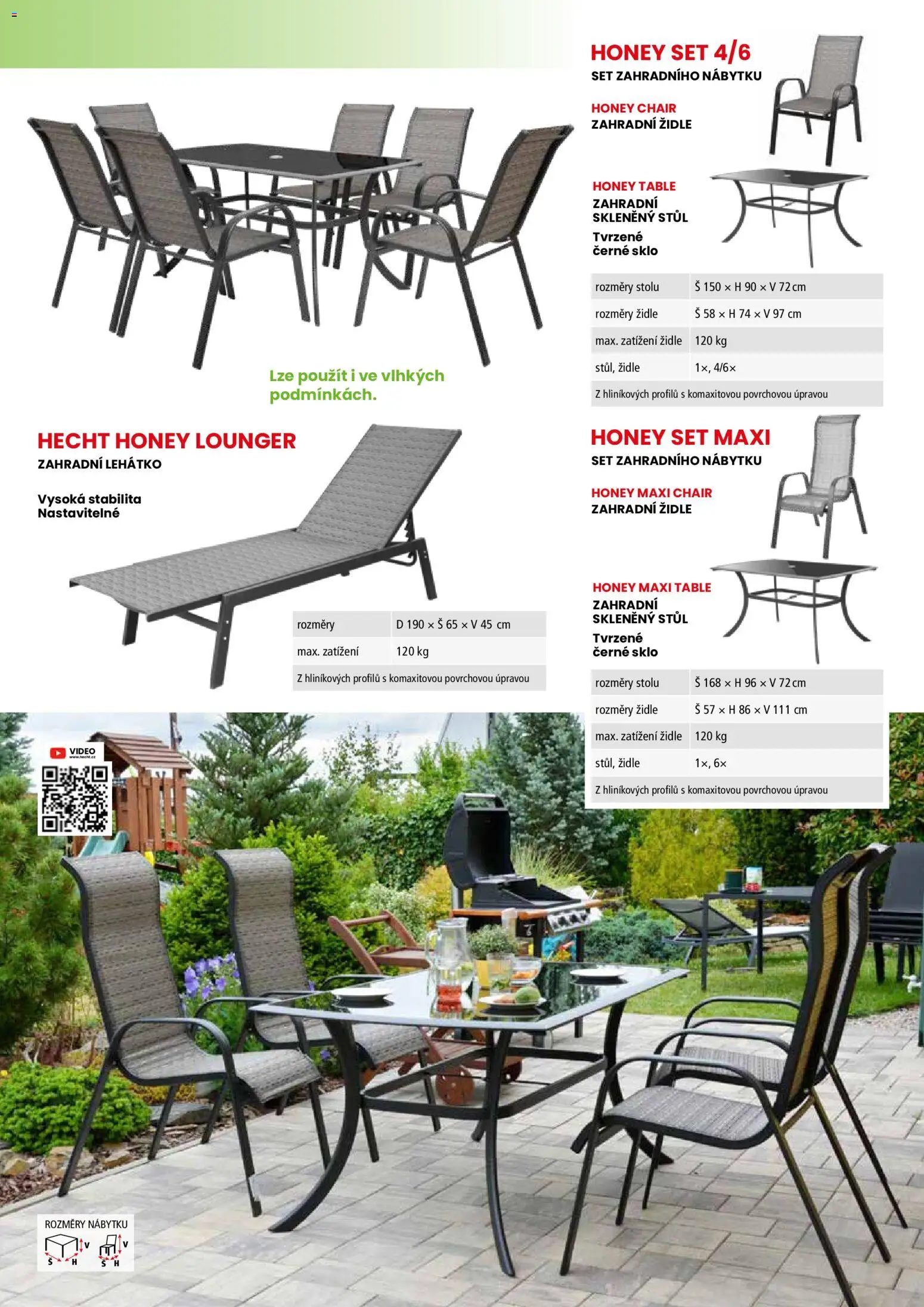 Hecht katalog - Jaro - léto 2026 od 19.02.2026 | Strana: 123 | Produkty: Zahradní lehátko, Lehátko, Stůl, Židle
