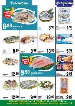 Anteprima del volantino Volantino GECOP	 valido a partire dal 23.02.2026 | Pagina: 13 | Prodotti: Patatine, Mazzancolle, Spigola, Gallinella