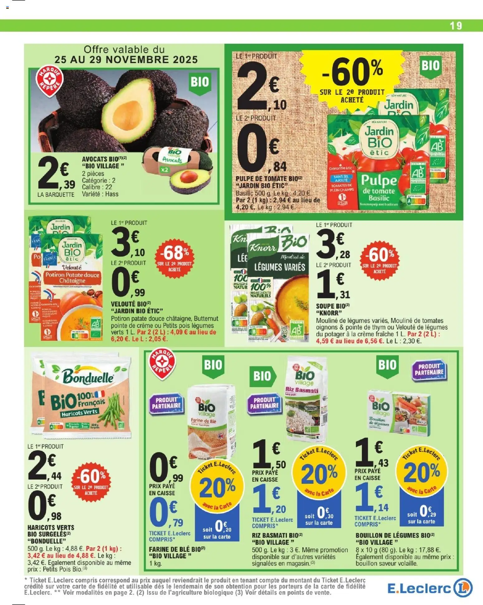 {H1} | Page: 19 | Produits: Riz, Oignons, Crème fraiche, Crème