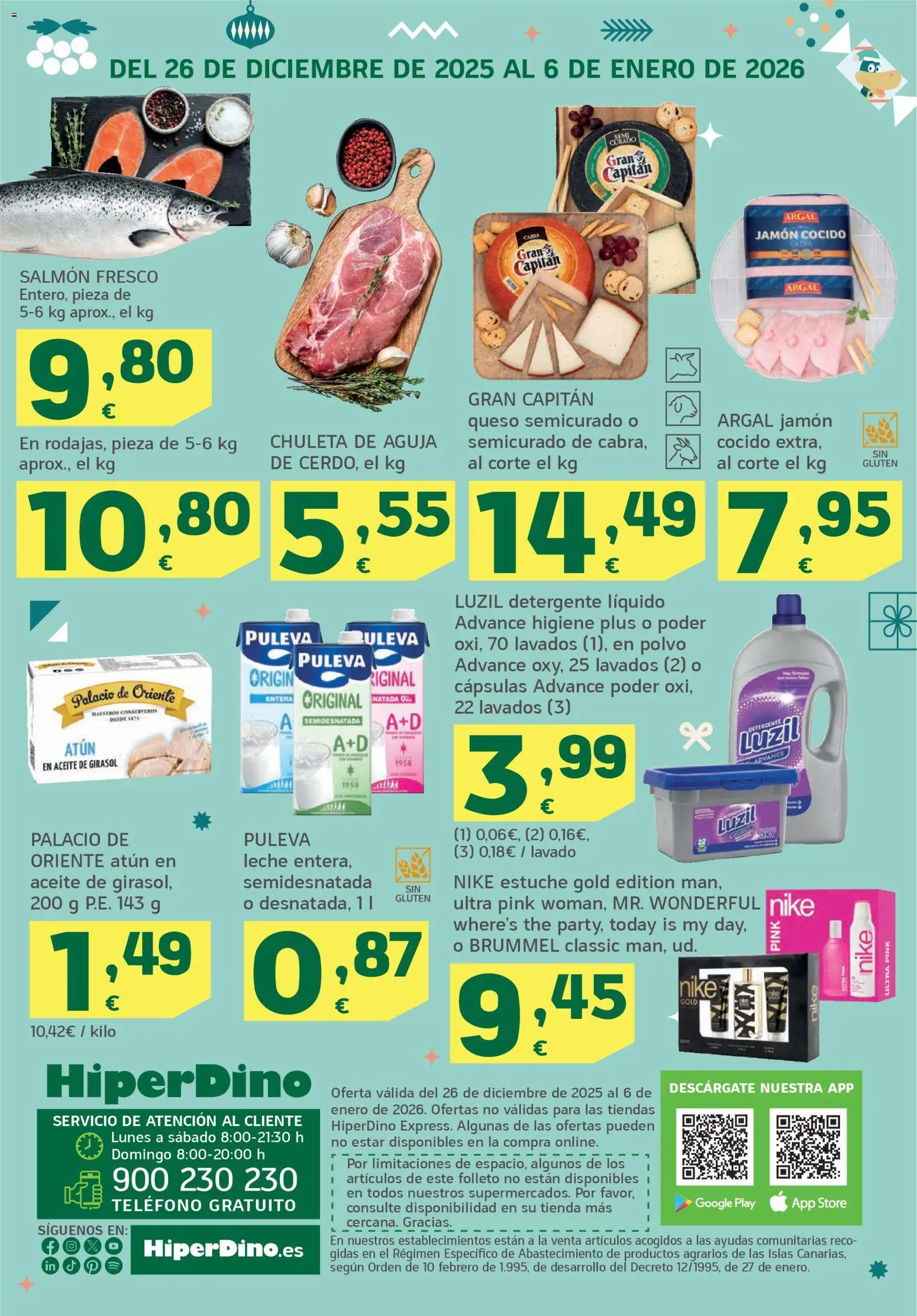 HiperDino folleto │ válido desde el 26.12.2025 | Página: 46 | Productos: Queso, Jamón, Teléfono, Detergente líquido
