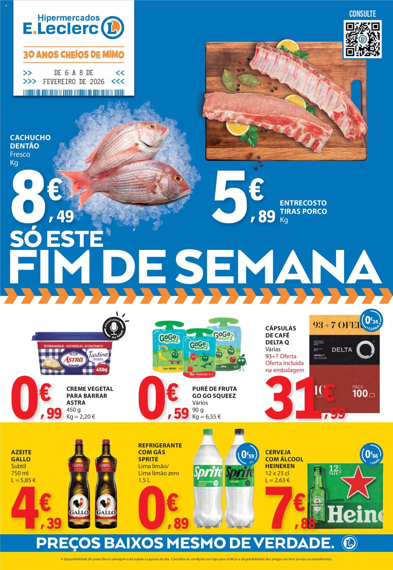 E.Leclerc Catálogo Fim de Semana │ válido de 06.02.2026 | Página: 1