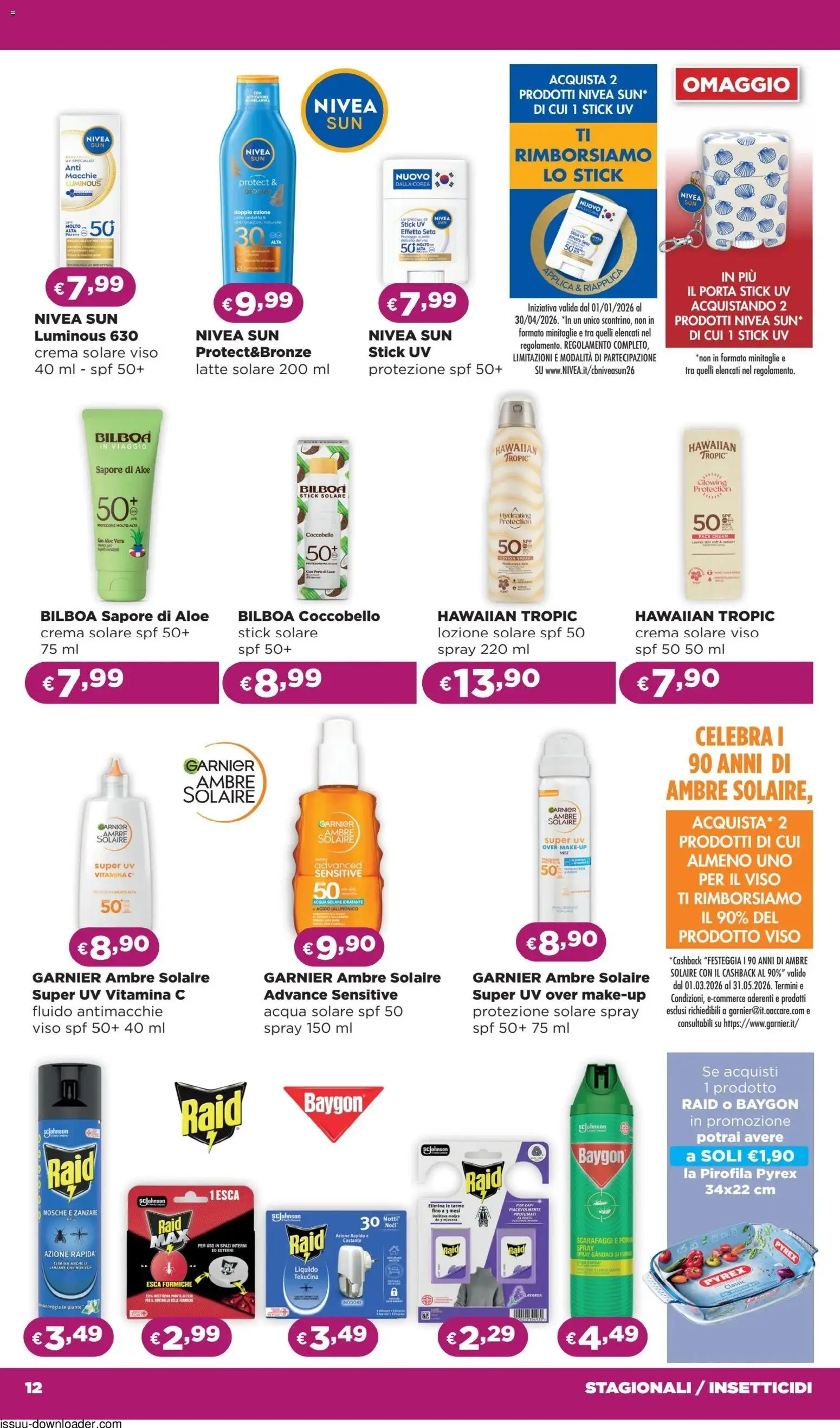 Volantino La Saponeria del 09.04.2026 | Pagina: 12 | Prodotti: Acqua solare, Acqua, Noci, Lavanda