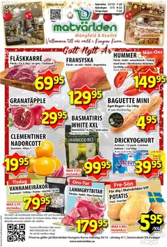 Matvärlden - erbjudanden - Förhandsvisning av reklamblad från butik Matvärlden aktuell från 29.12.2025