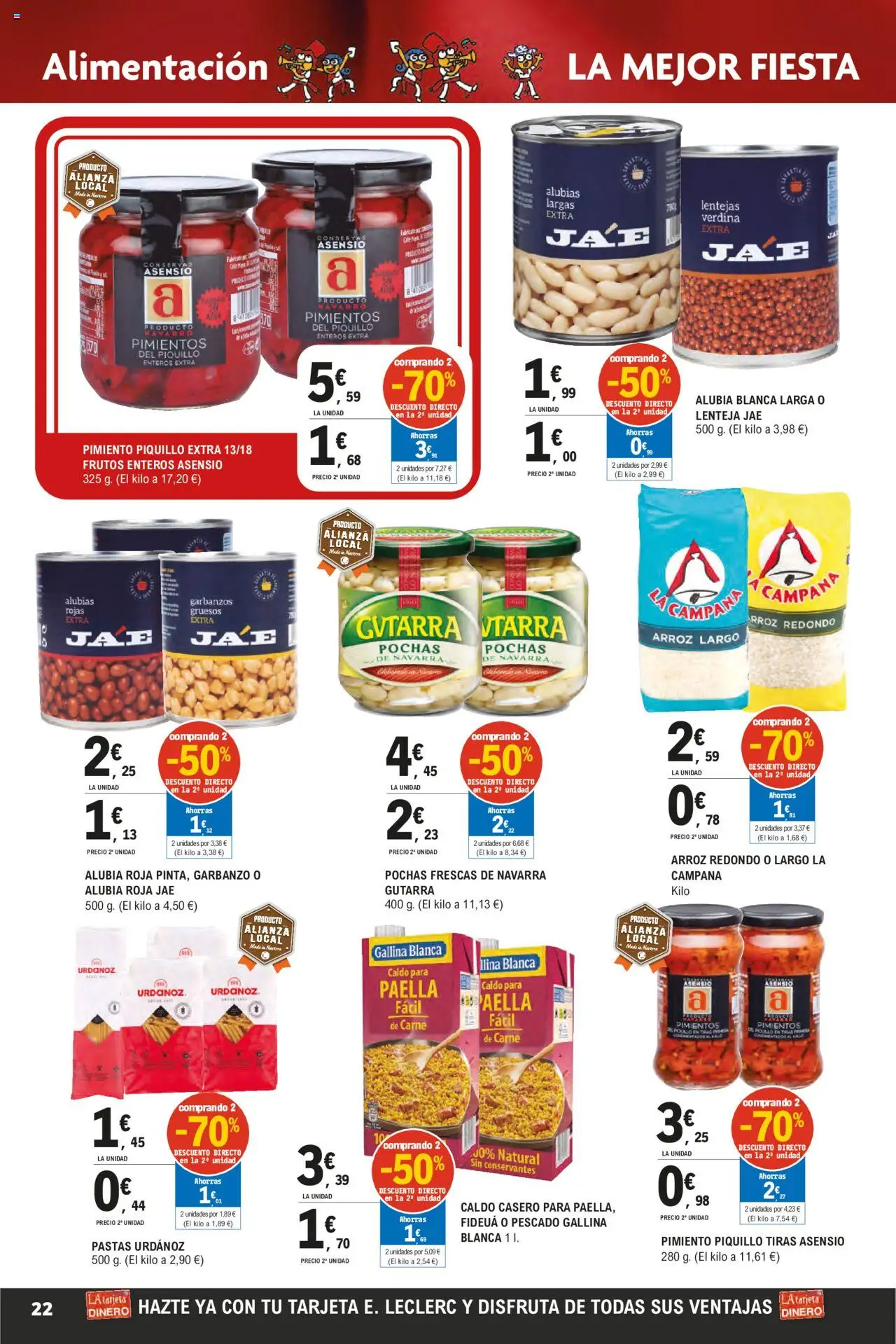 E.Leclerc - Descubre la Calidad y Frescura  │ válido desde el 18.06.2025 | Página: 22 | Productos: Arroz, Pescado, Κάδος απορρυμάτων