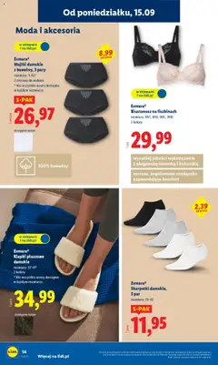 Esmara® Biustonosz na fiszbinach, rozmiary: 85C, 85D, 90C, 90D, 2 kolory od 15.09.2025 | Strona: 16