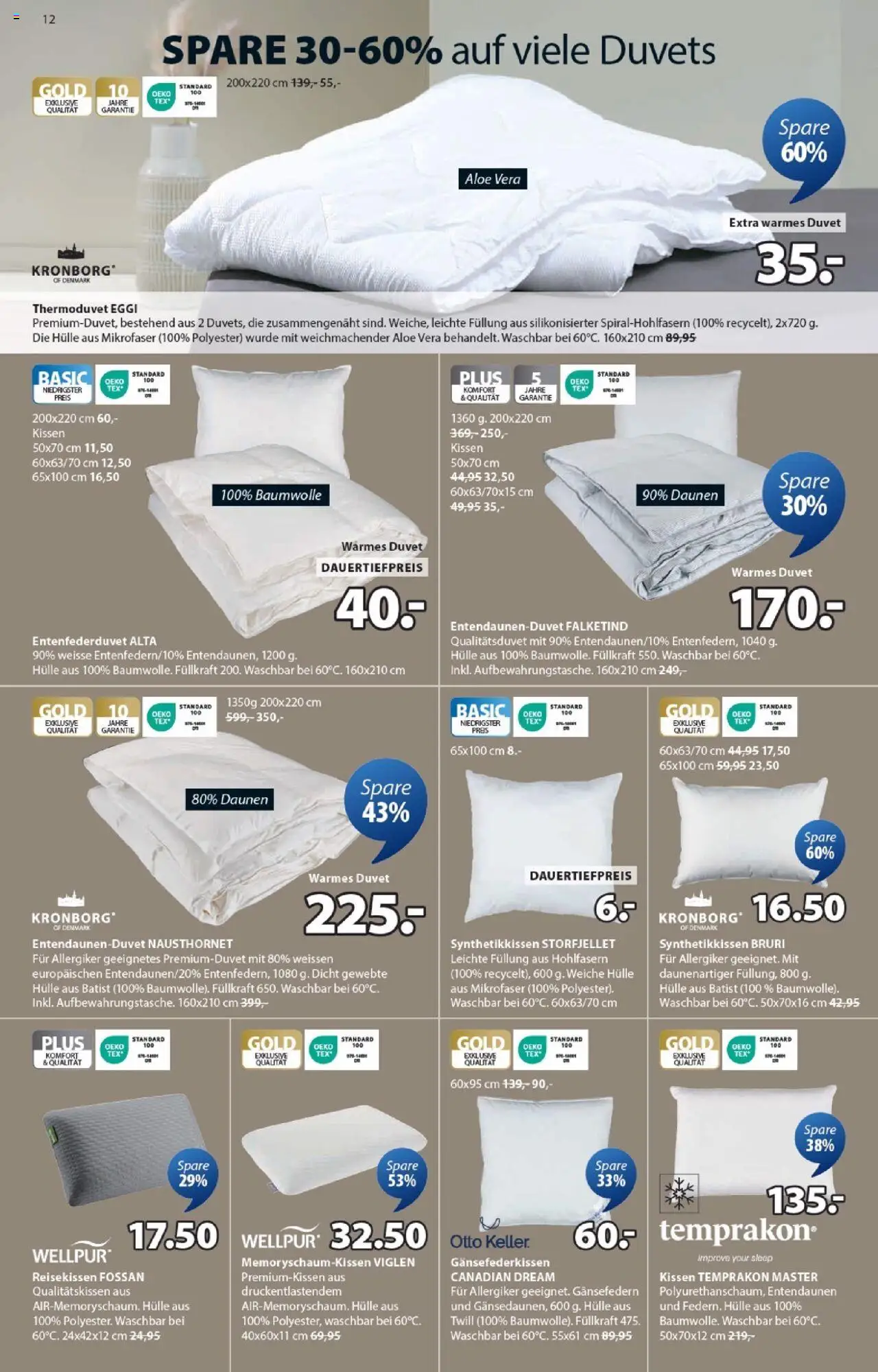 JYSK Aktionen – gültig ab 23.09.2025 | Seite: 12 | Produkte: Kissen, Hülle