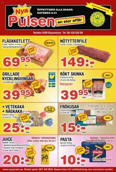 Nya Pulsen - erbjudanden - Förhandsvisning av reklamblad från butik Nya Pulsen aktuell från 28.07.2025