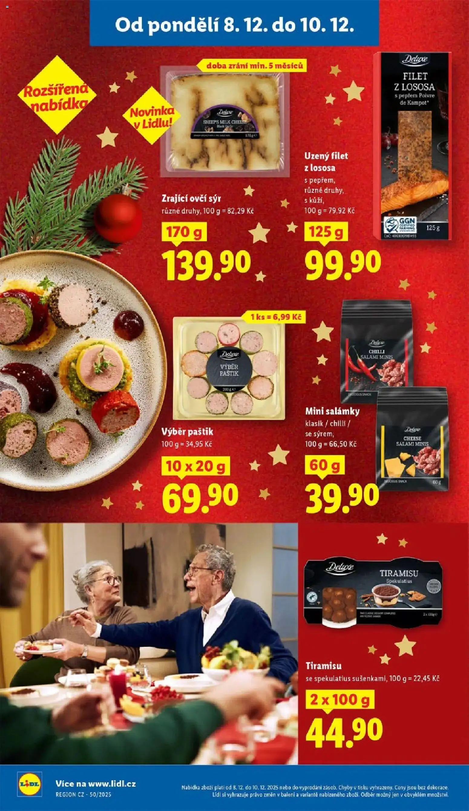 Lidl leták od 08.12.2025 | Strana: 18 | Produkty: Sýr, Deluxe, Filet, Spekulatius