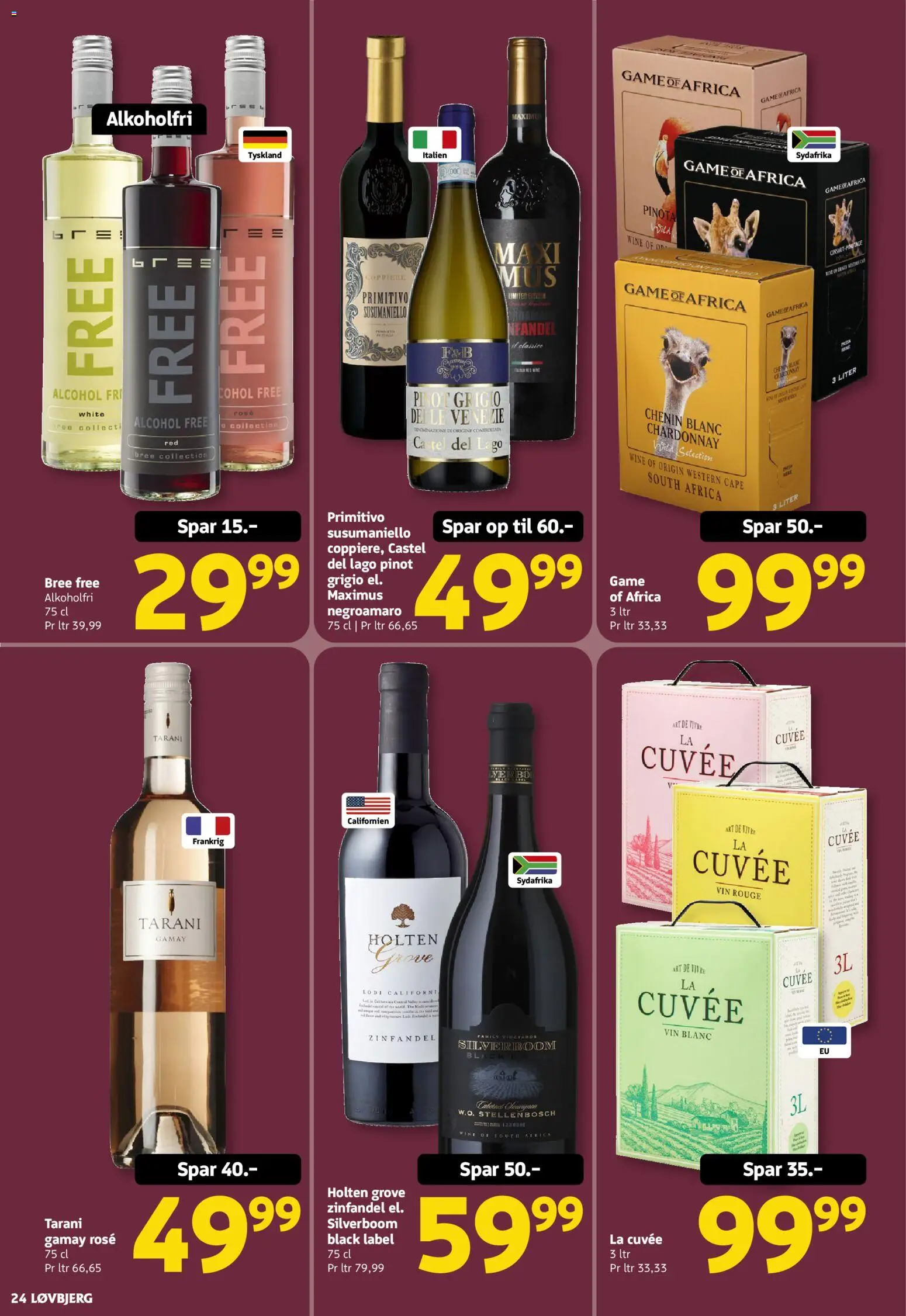 Løvbjerg tilbudsavis – gyldig fra 13.03.2026 | Side: 24 | Produkter: Vin