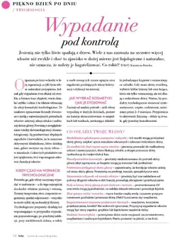 Kosmetyki trychologiczne, Produkty wspomagające zdrowie i kondycję włosów, tworzone z myślą o najważniejszych potrzebach włosów: zdrowej, silnej cebulce i zadbanej skórze głowy. od 01.09.2025 | Strona: 54 | Produkty: Suszarka, Kosmetyki, Woda