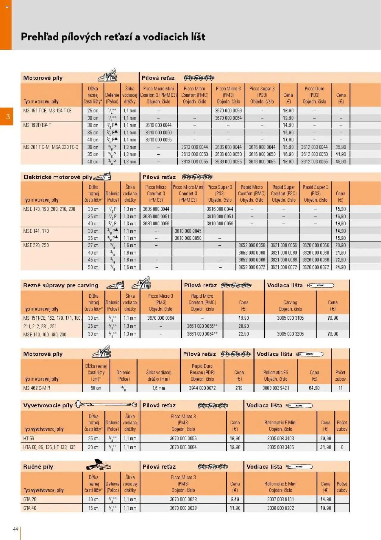 Nové STIHL akcie – leták je platný od 01.04.2025 | Strana: 44