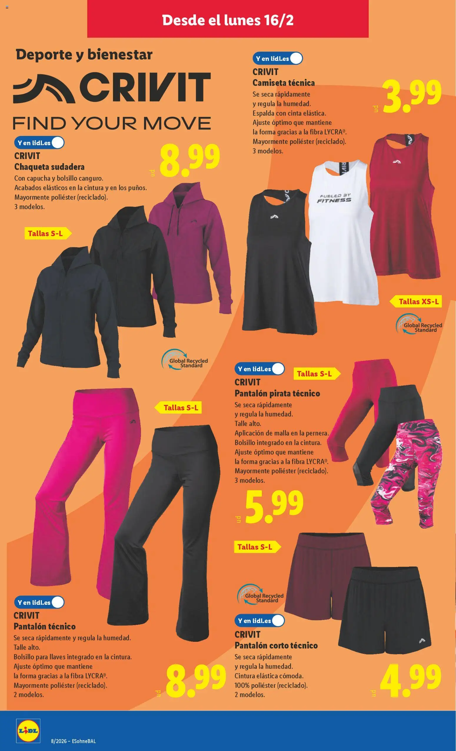 Lidl folleto de bazar │ válido desde el 16.02.2026 | Página: 6