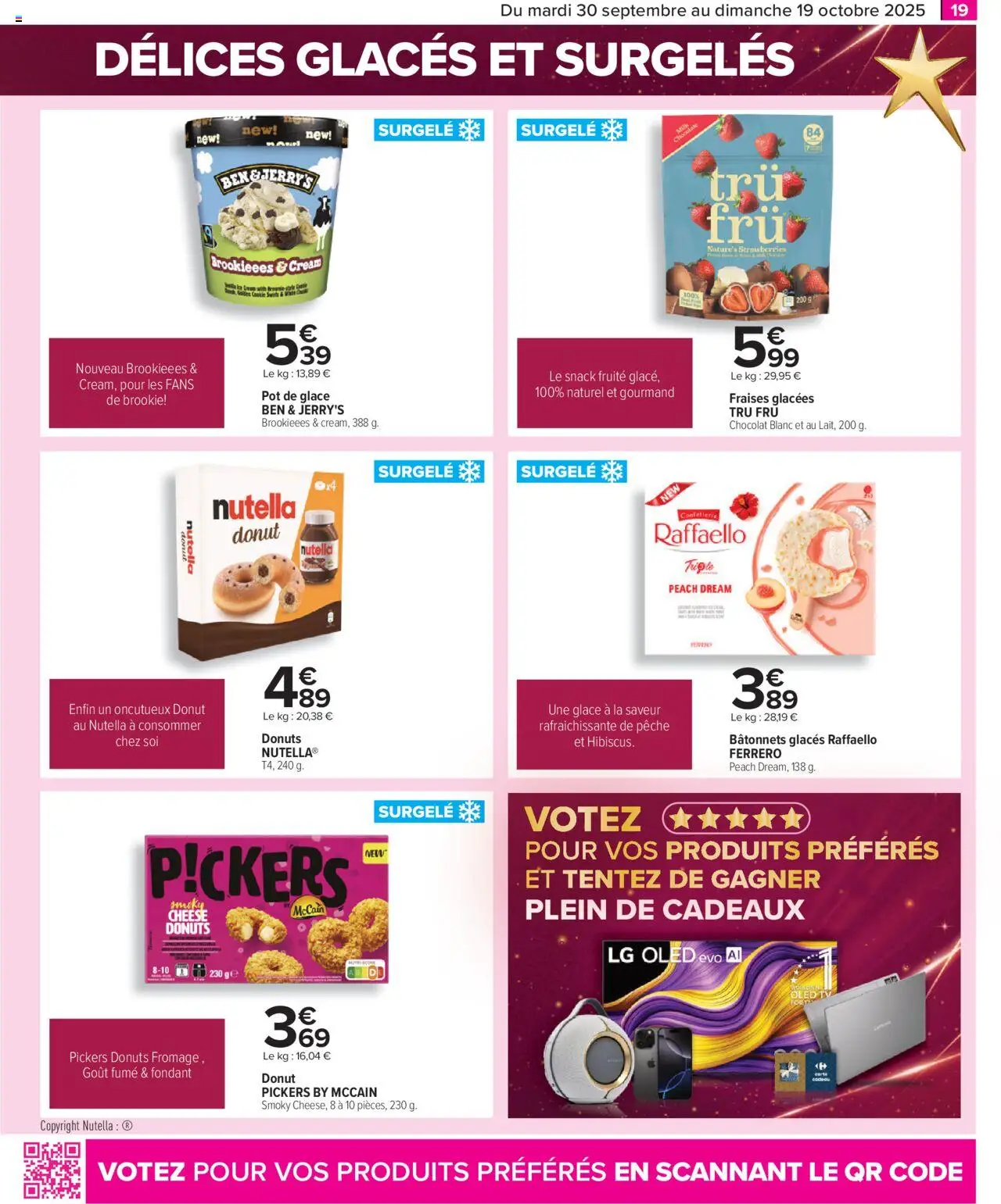  | Page: 19 | Produits: Glaces, Fromage, Chocolat, Fraises