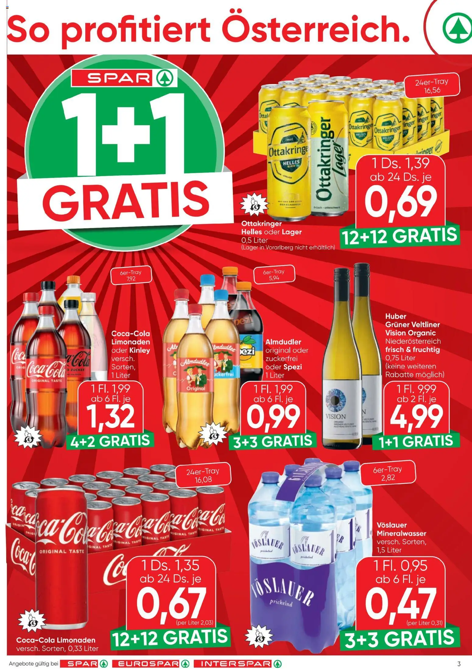 Spar Flugblatt gültig ab 29.01.2026 | Seite: 3 | Produkte: Zucker, Bier