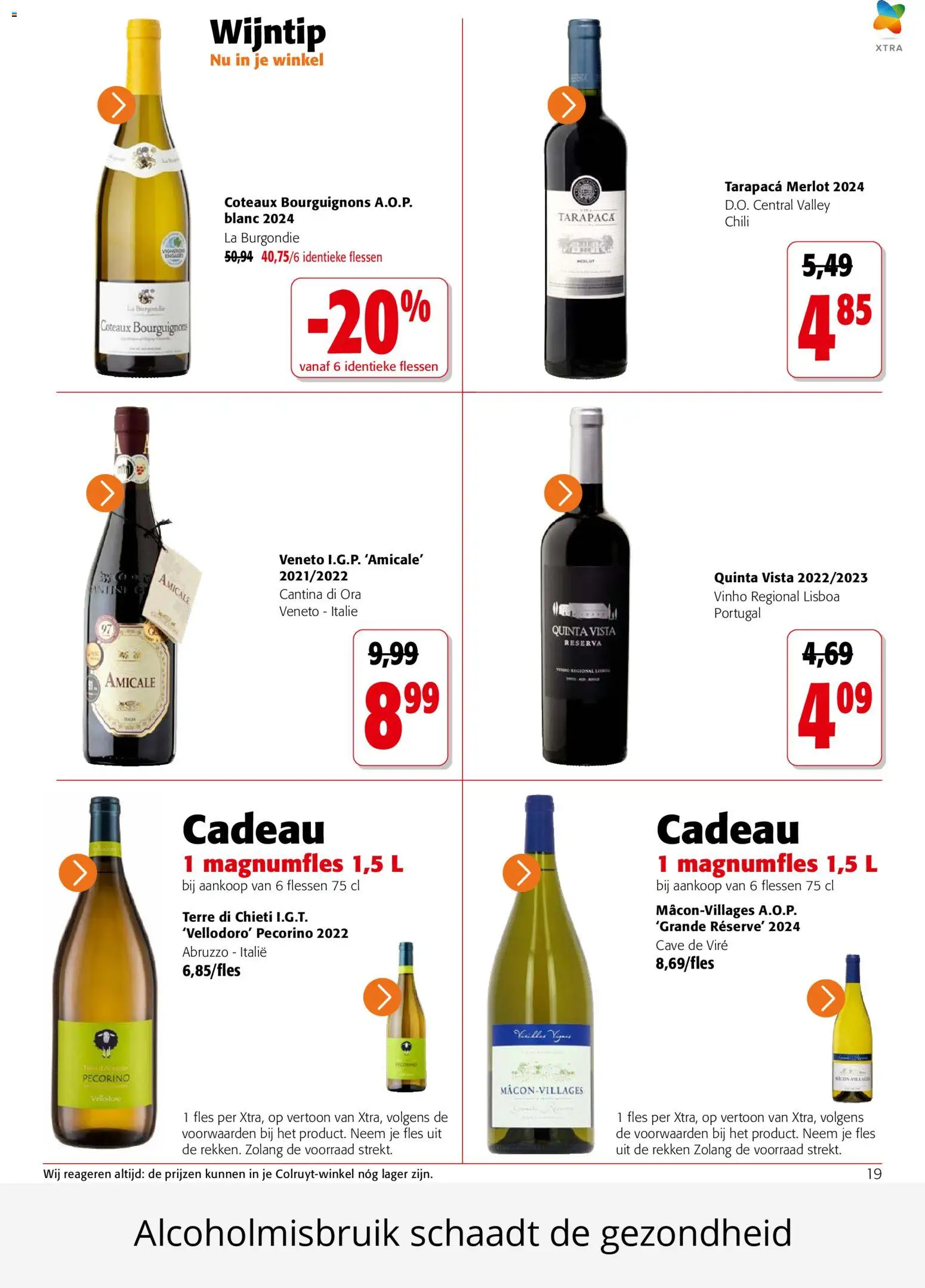 {H1} | Pagina: 19 | Producten: Fles, La