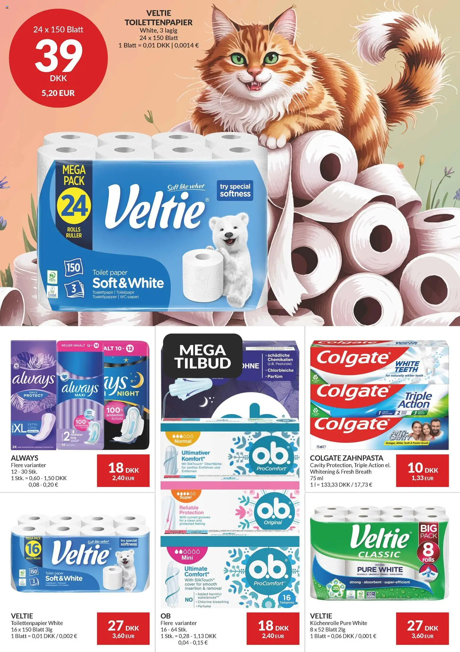 Nielsen Discount tilbudsavis – gyldig fra 05.03.2026 | Side: 34 | Produkter: Toilet