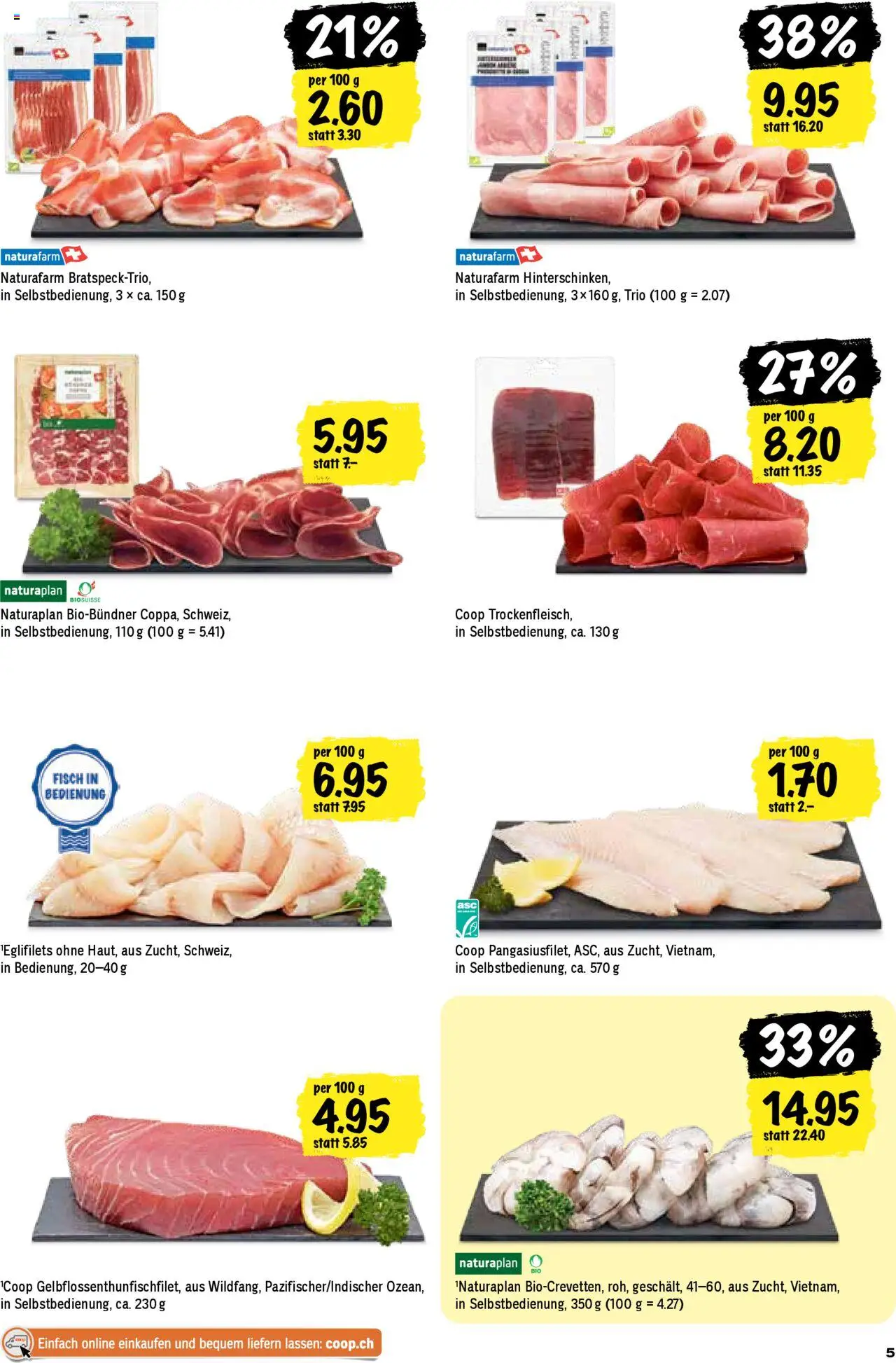 Coop Aktionen – gültig ab 18.09.2025 | Seite: 5 | Produkte: Fisch