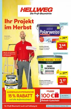 Hellweg Prospekt ab 27.10.2025 gültig