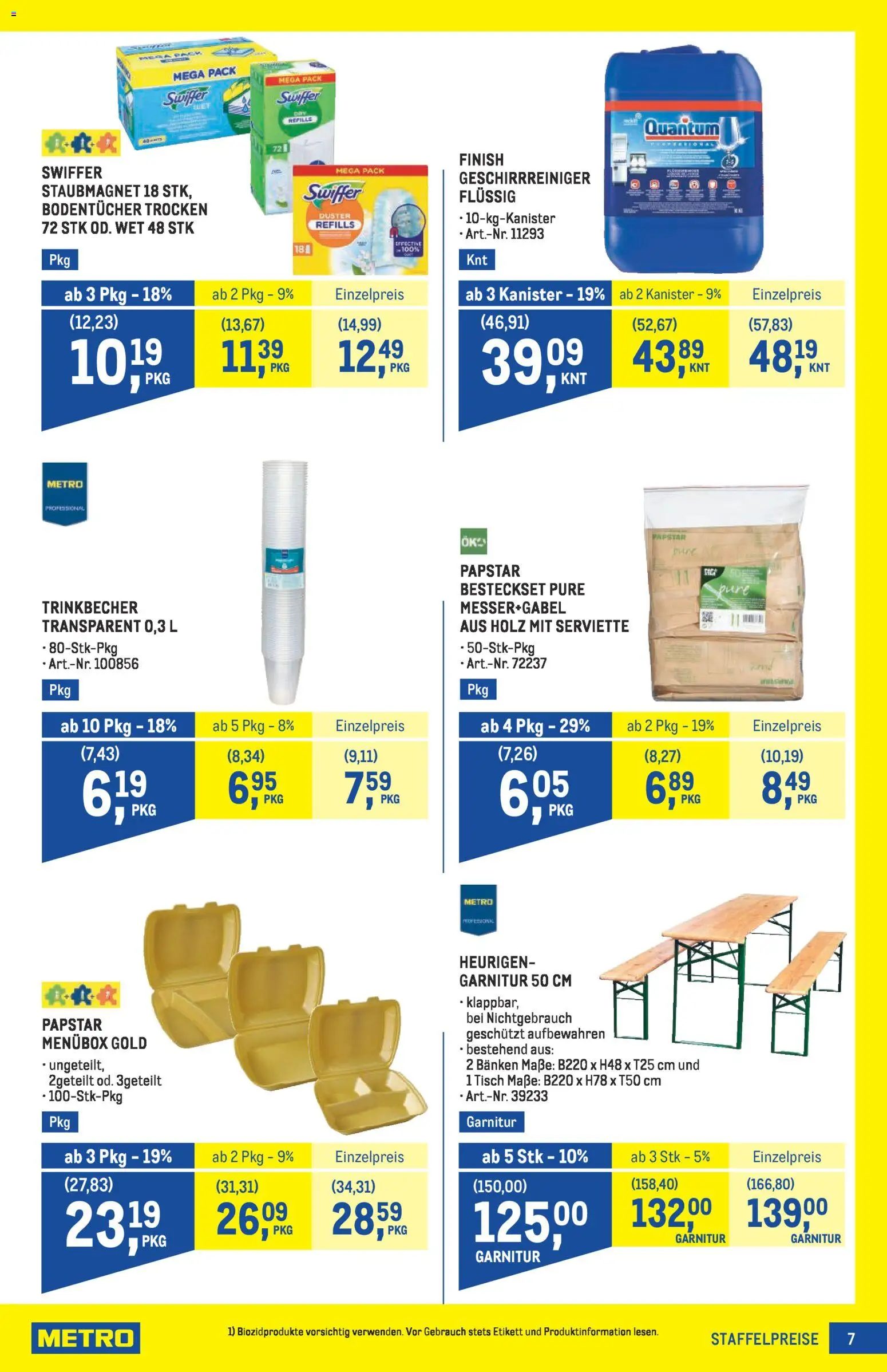 Metro Profi gültig ab 22.01.2026 | Seite: 7 | Produkte: Tisch