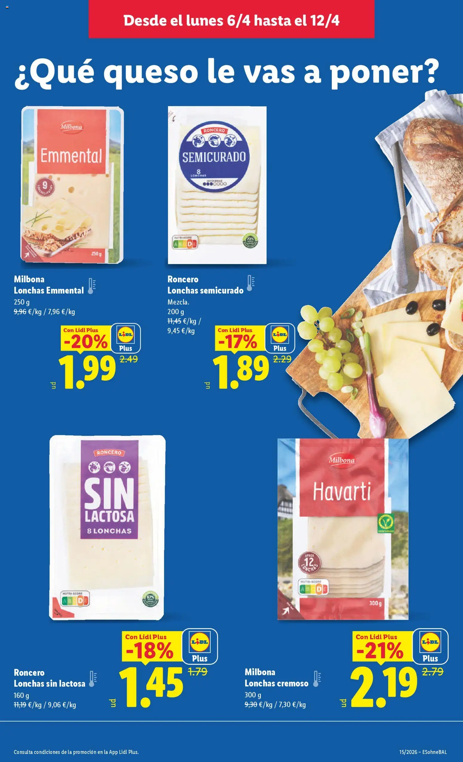 Lidl folleto │ válido desde el 06.04.2026 | Página: 23 | Productos: Queso