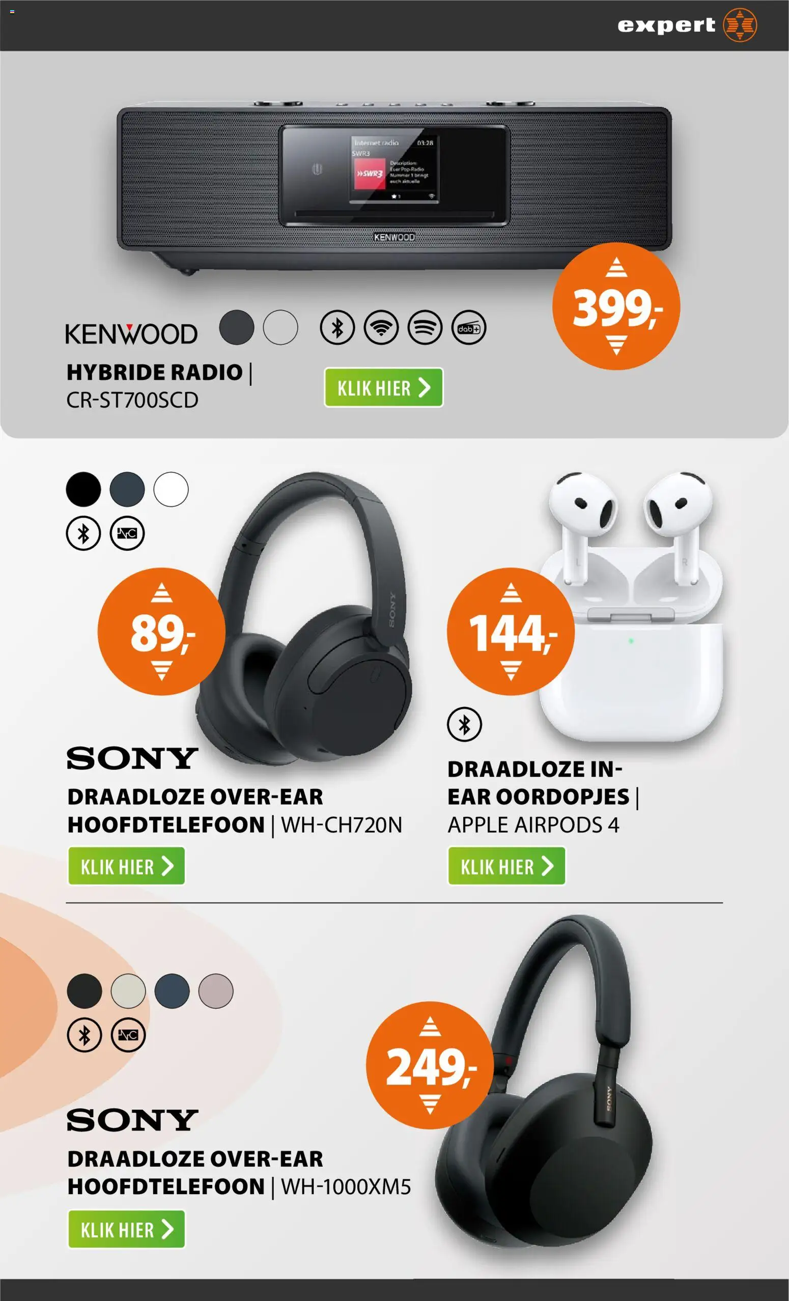 {H1} | Pagina: 5 | Producten: Hoofdtelefoon, Radio