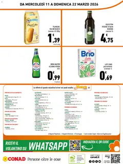 Anteprima del volantino PLUMCAKE MULINO BIANCO, classico x10 330g valido a partire dal 11.03.2026 | Pagina: 16 | Prodotti: Birra, Olio, Plumcake, Latte parzialmente scremato