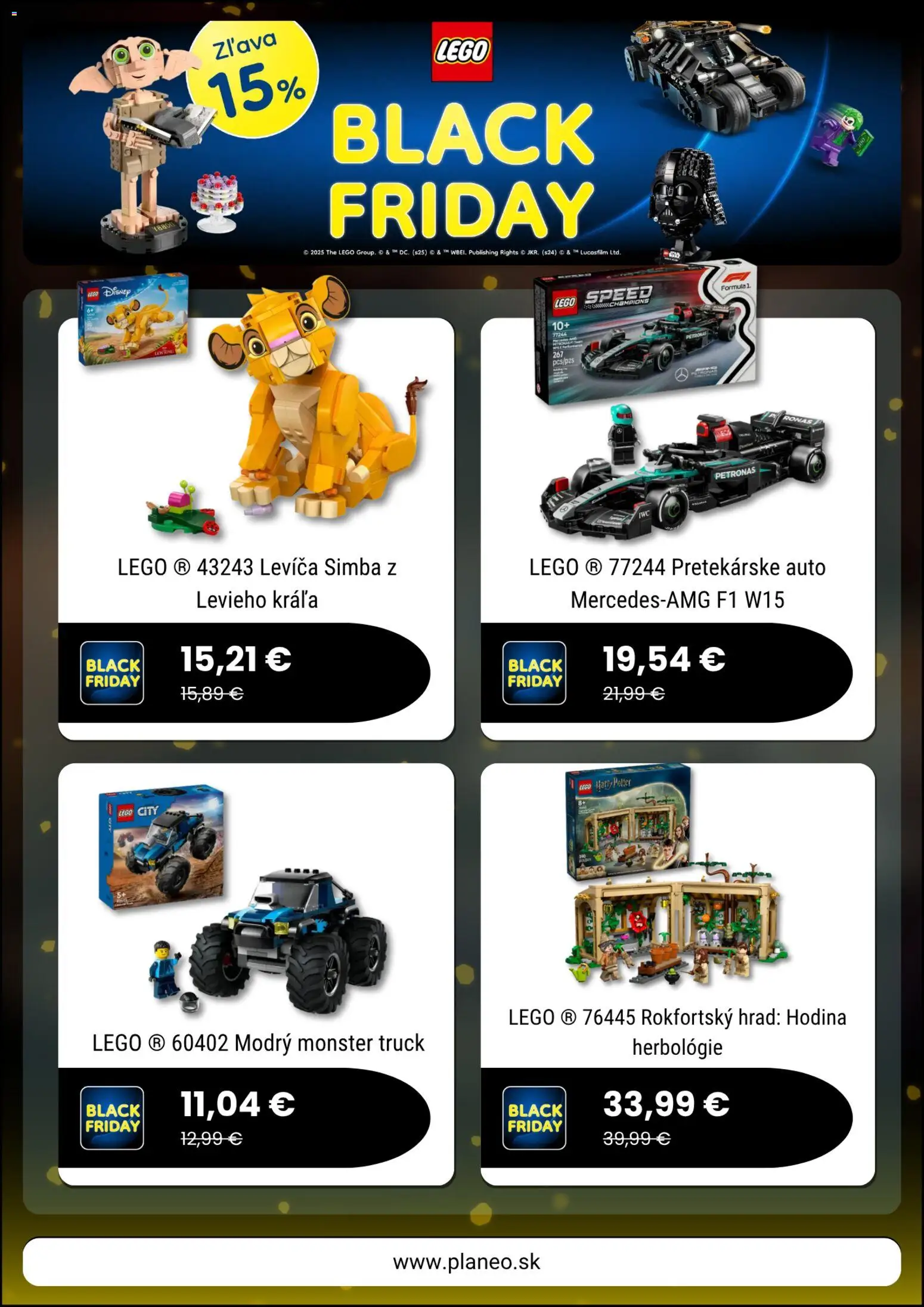 Nové Planeo Elektro akcie – leták je platný od 31.10.2025 | Strana: 4 | Produkty: LEGO